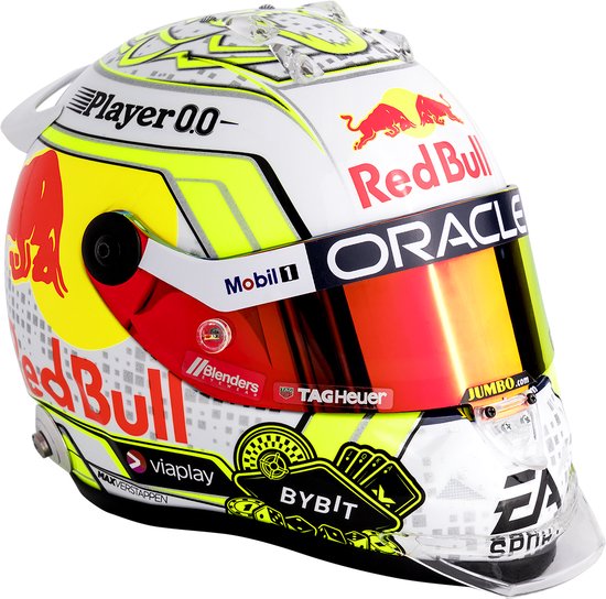 Foto: 1 2 helm las vegas 2023 max verstappen 1 2