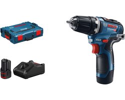 Bosch Professional GSR 12V-35 Accuboormachine - Met 2x 12V accu (3.0 Ah) en lader - Incl. koffer