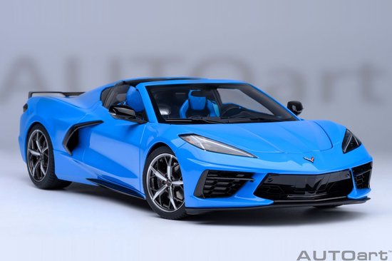 AUTOart 1/18 Chevrolet Corvette C8 Stingray Z51, Rapid Blue | bol