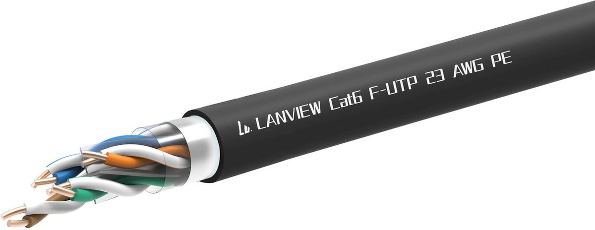Lanview LVN-CAT6PE-FUTP-305M netwerkkabel Cat6 F/UTP (FTP)