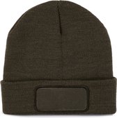 Chapeau Unisexe Taille Unique K-up Kaki Foncé 50% Polyester, 50% Acryl