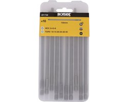 Ironside Bitset TORX-HEX 150mm 10st