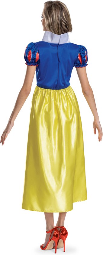 DISNEY Prinses - SNOW WHITE, Snow White jurk Basic Plus Adultes, Taille M (8-10), Adultes