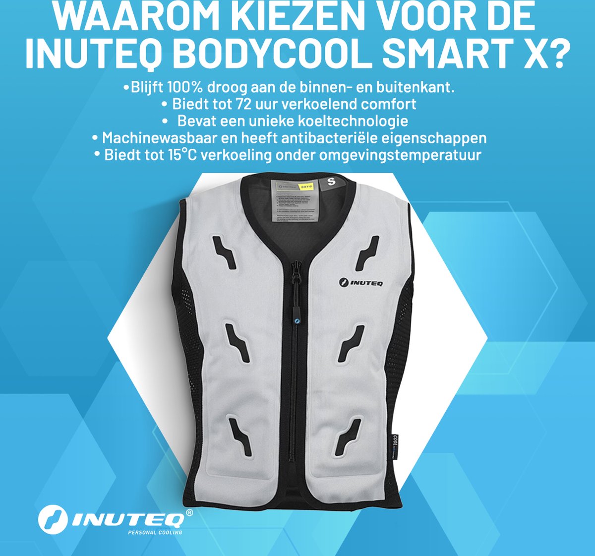 Evaporative Cooling Vest Review BODYCOOL SMART SILVER MED