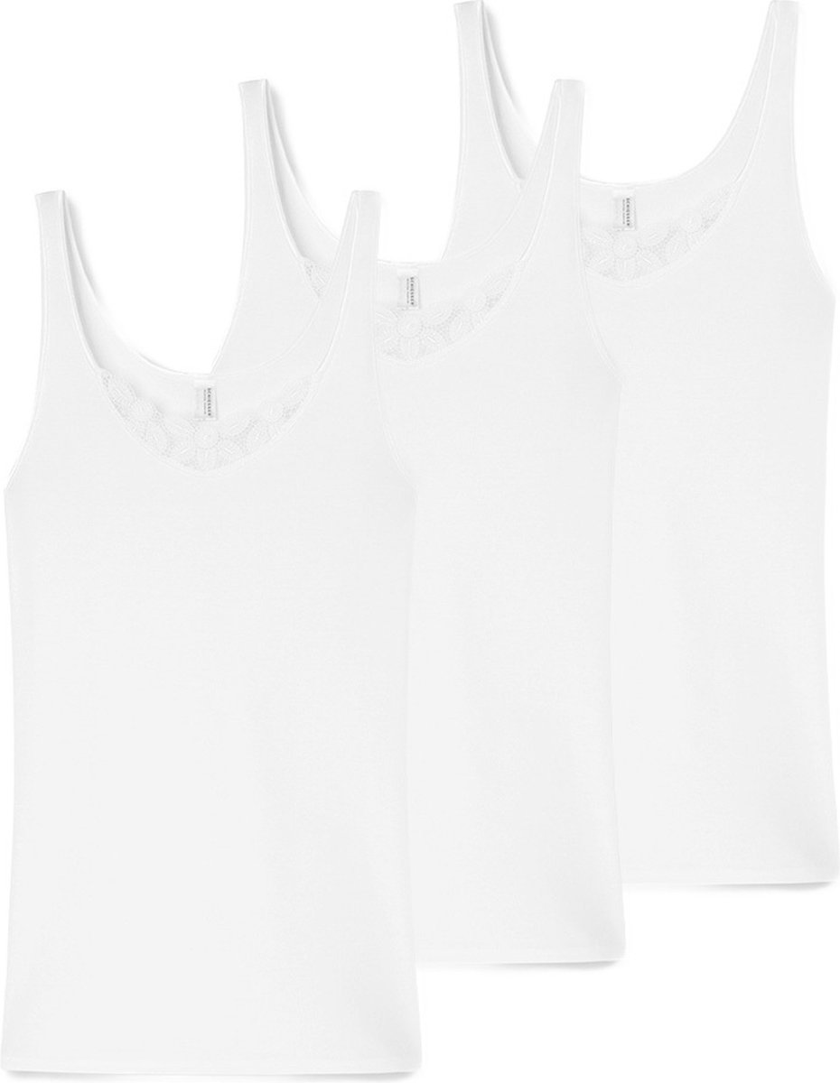 Schiesser Dames onderhemd 3 pack Hemdchenkonzept