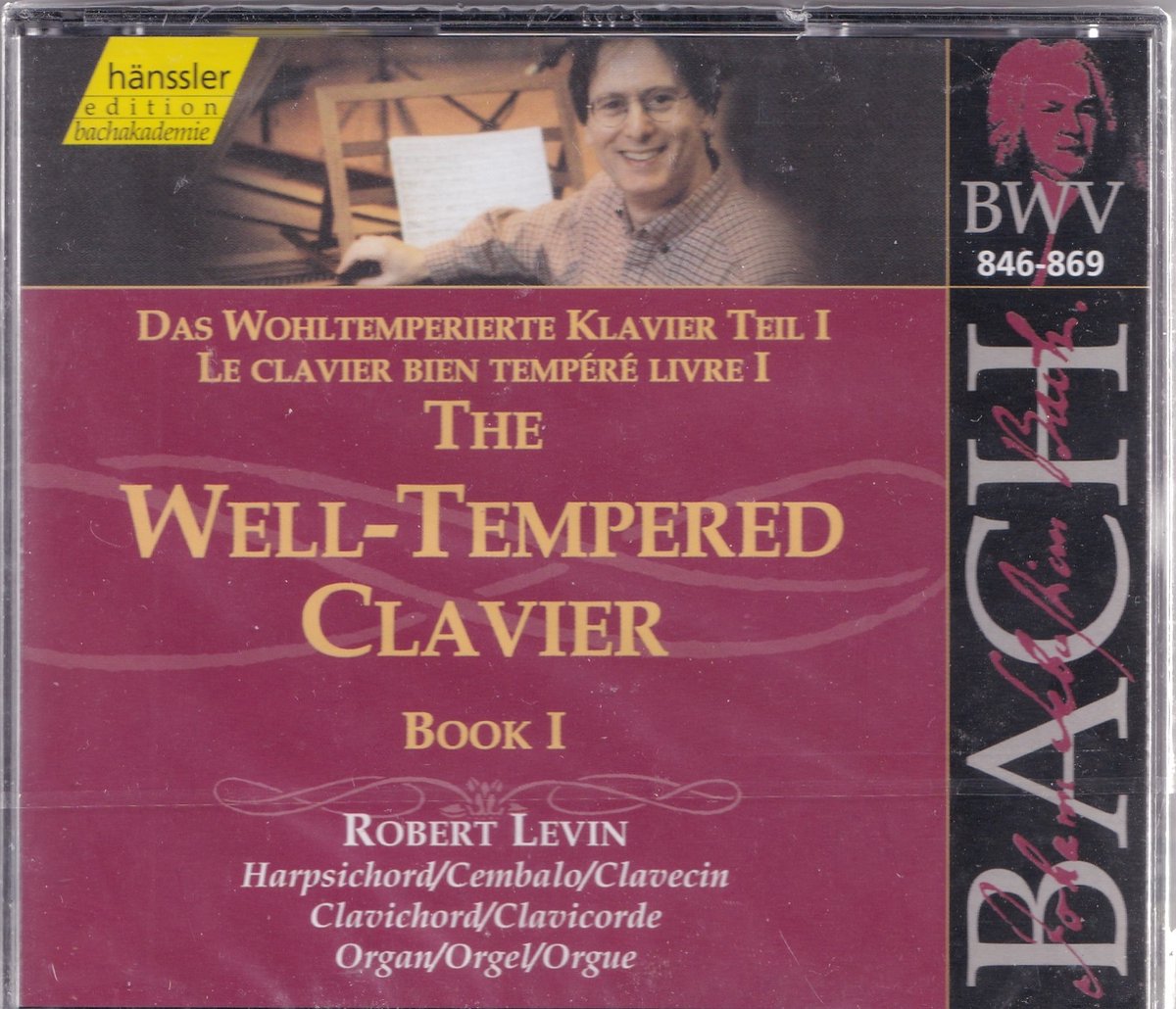 2CD The well-tempered clavier book 1 - Johann Sebastian Bach - Friedrich Gulda (piano)