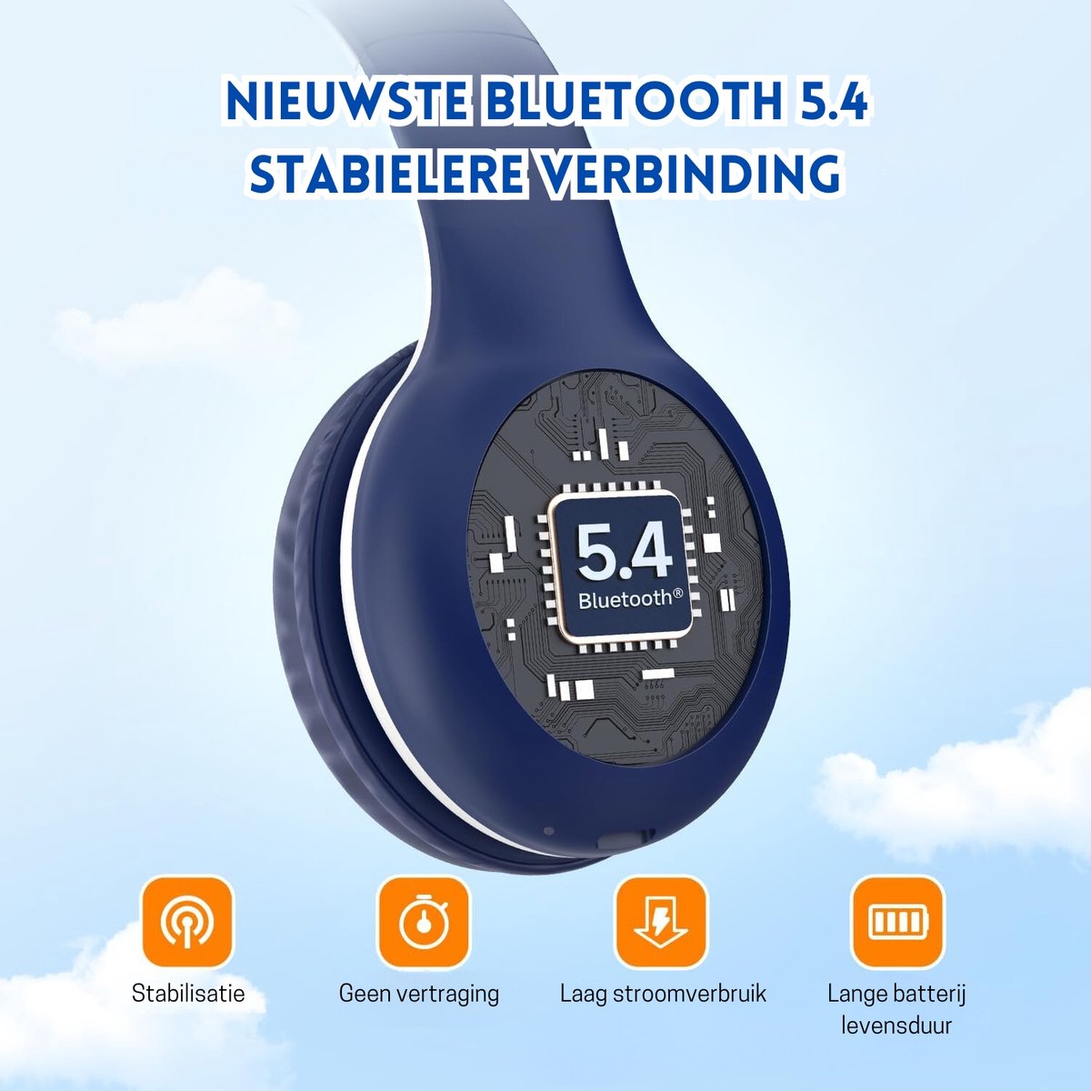 IClever Bluetooth Kinderhoofdtelefoon - 60 Uur Batterij Met Volumebegrenzing