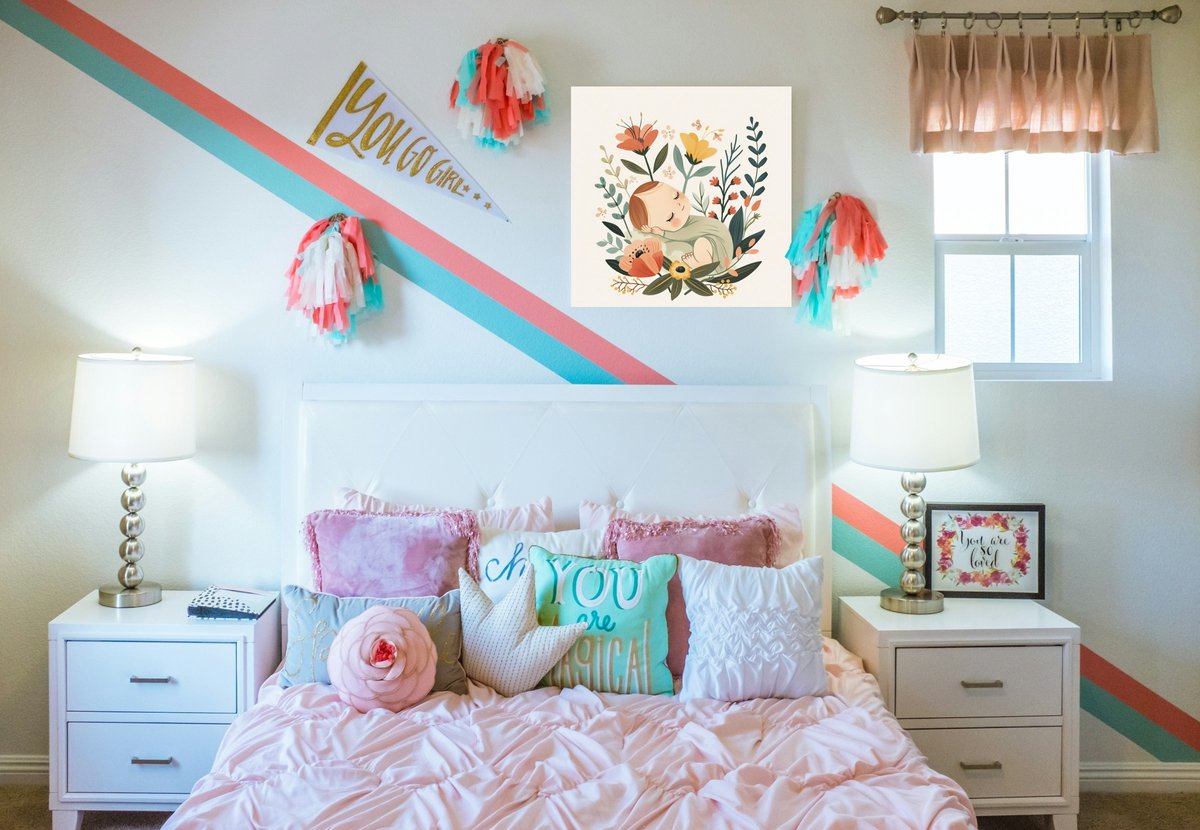 Wanddecoratie | Kinderkamer decoratie op Forex 100x100cm - Kinderkamer accessoires