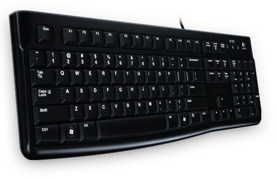 Logitech K120 - toetsenbord USB AZERTY Litouws / Zwart