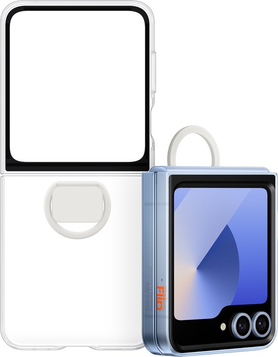 Foto: Origineel samsung galaxy z flip 6 hoesje clear case hard cover transparant