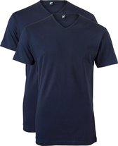 Alan Red T-shirts Vermont (2-pack V-hals) - donkerblauw -  Maat XXXL