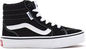 Baskets pour femmes Vans YT Filmore Hi Garçons - Noir/ White - Taille 29