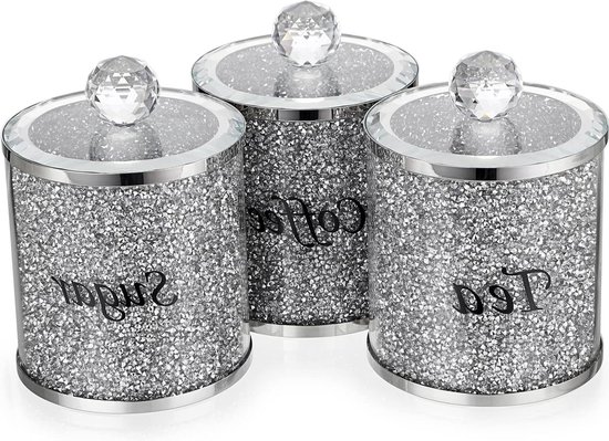 Coffee or tea canisters set of 2 with Africotive, 500 grams each