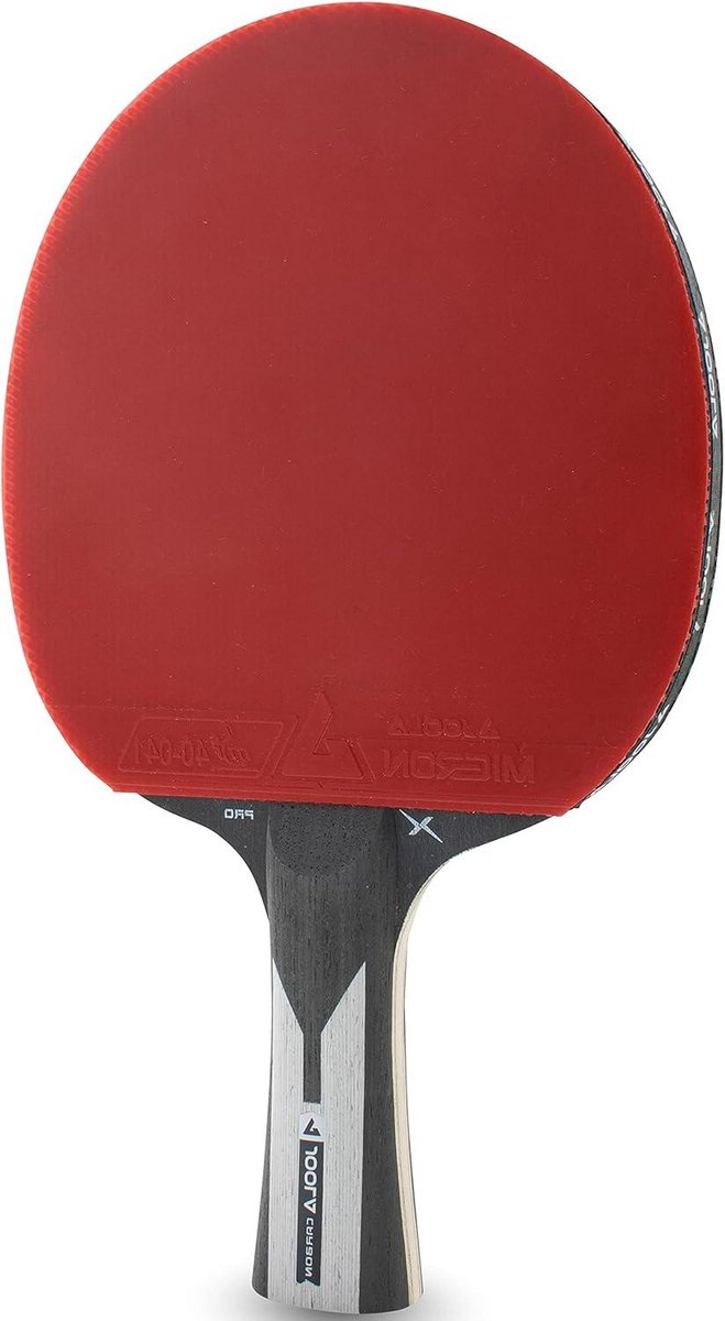 Carbon X Pro ITTF goedgekeurd tafeltennisbatje 7 sterren zwart-grijs professioneel met 2 mm sponsdikte