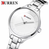 Curren - Montre Femme - Cadeau pour Femme - Montres pour Femme - 33 mm - Couleur argent - Acier