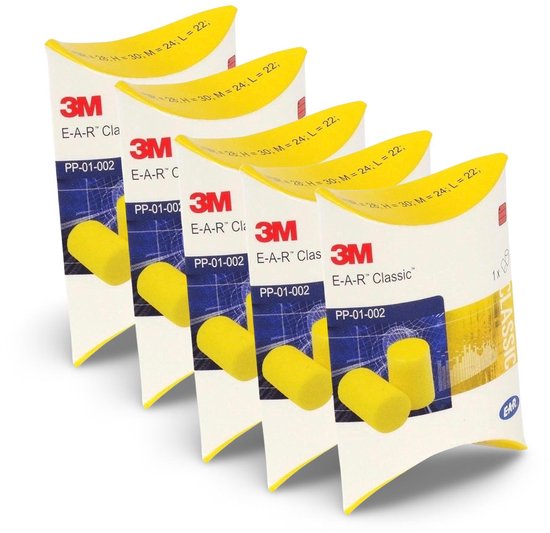 3M Oordoppen (5 Paar) - Inclusief Verzendkosten - 10 Stuks