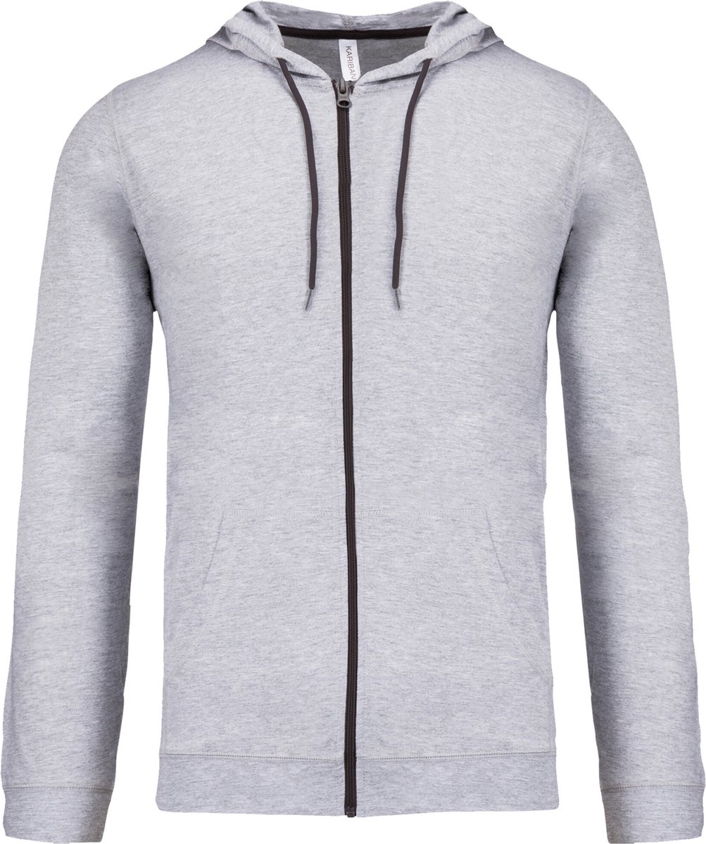 Kariban Hooded vestje van licht katoen K438 - Oxford Grey - XL