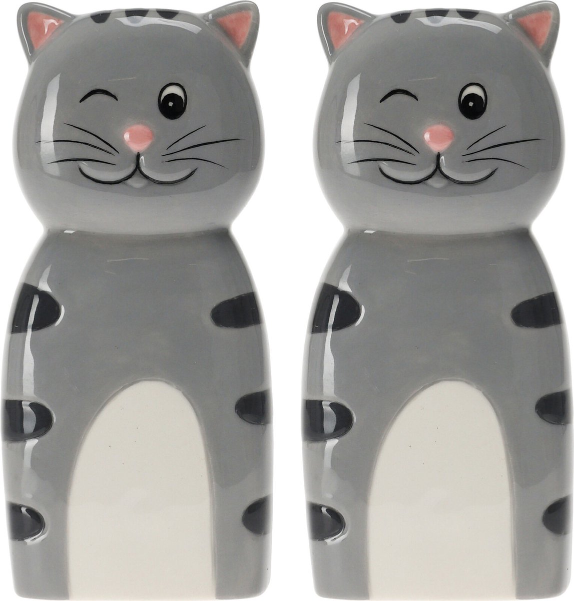 Waterverdamper radiator - 2x - kat - kunststeen - kinderkamer - 18 cm - luchtbevochtiger