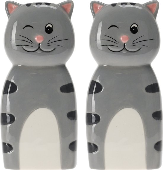 Waterverdamper radiator - 2x - kat - kunststeen - kinderkamer - 18 cm - luchtbevochtiger