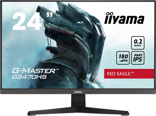 iiyama G-Master G2470HS-B1 Red Eagle – 24 inch – Full HD – IPS – 180 Hz