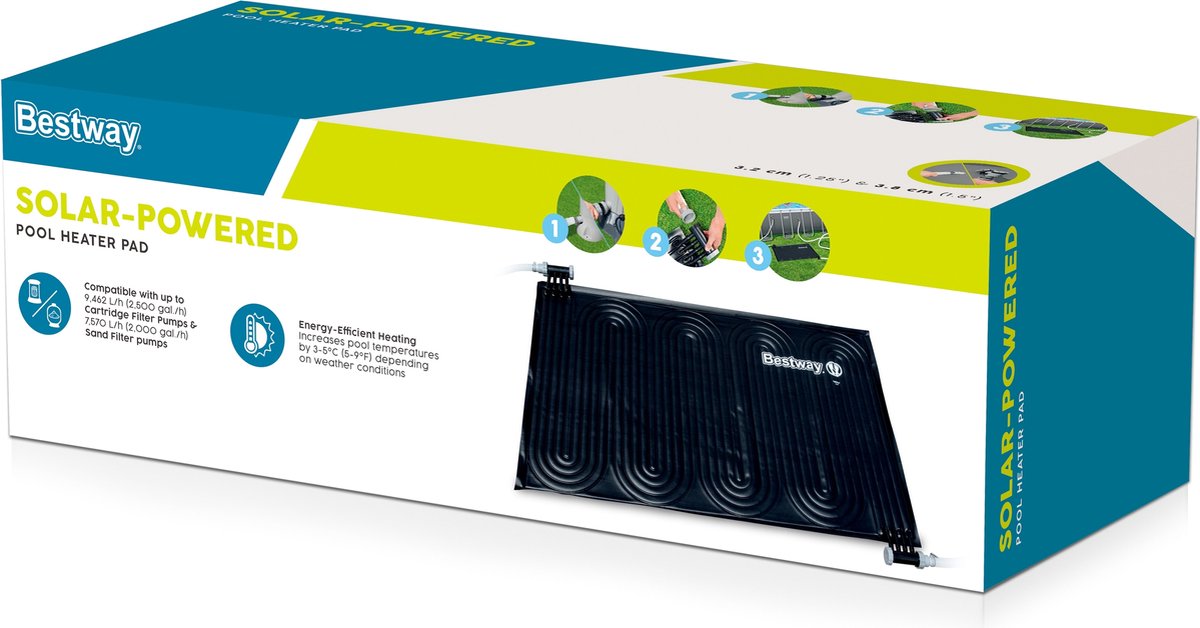 Bestway Chauffage solaire Pool Pad 110 X 171 Cm