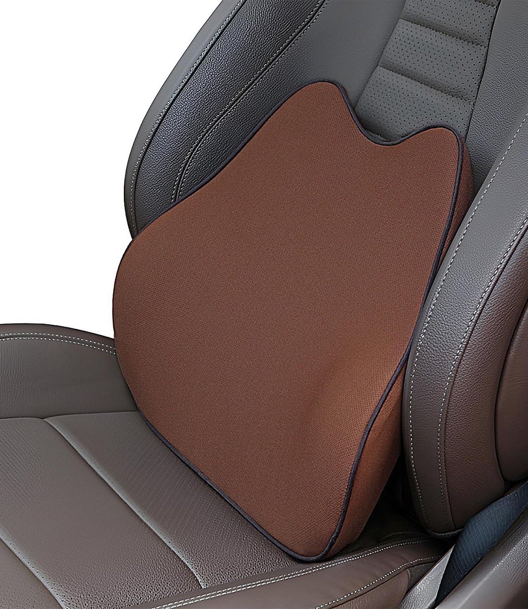 Goedkoopste Rugkussen onderrug voor auto en bureaustoel van traagschuim - ergonomisch lendenkussen - autostoelen rolstoel Rugkussen onderrug