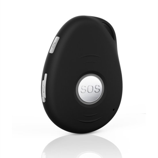 Foto: Peekguard evo 7s 2g zwart sos noodknop alarmknop voor personen ouderen gps tracker senioren sos knop valdetectie waterdicht incl simkaart geen abonnement