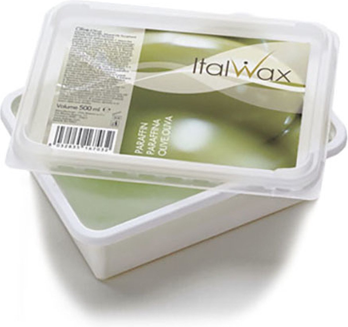 ItalWax Paraffine Olijf Wax 500ml - Hydraterende Paraffine voor Handen en Voeten