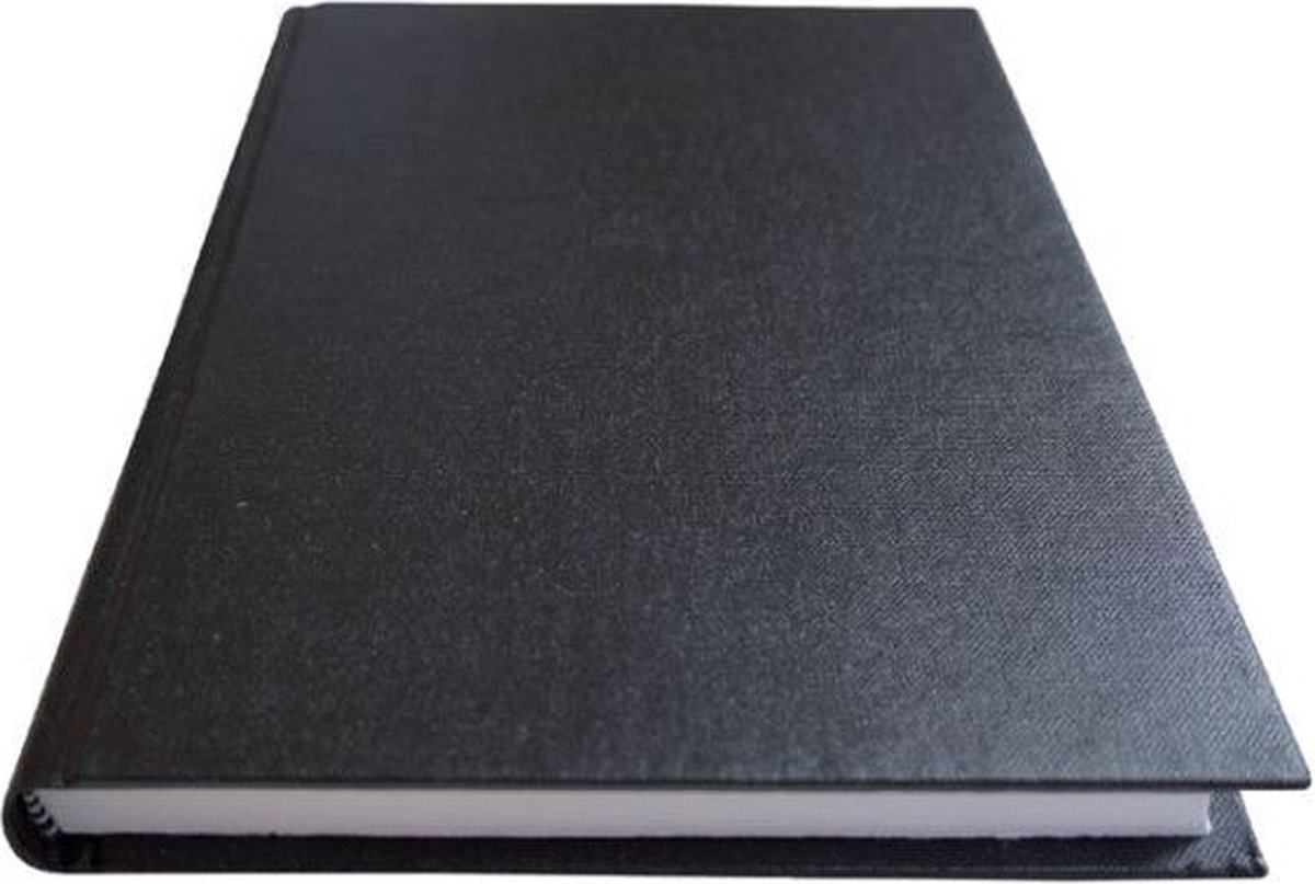 Schrift qbasic harde kaft a5 lijn 400blz zwart | 5 stuks