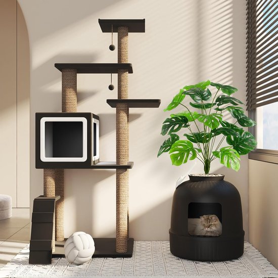 Secret Kattenbak van Bundle & Bliss - Verborgen kattenbakbehuizing met Secret Kattenbak van Bundle & Bliss - Verborgen kattenbakbehuizing met
