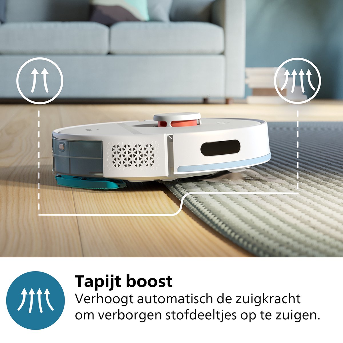 Philips Robotstofzuiger HomeRun XU2000/20 met dweilfunctie - afbeelding 2