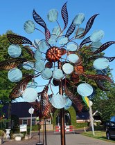 WINDMOLEN / BLAUW BRUIN / TUINSTEKER / TUINBEELD / METAAL