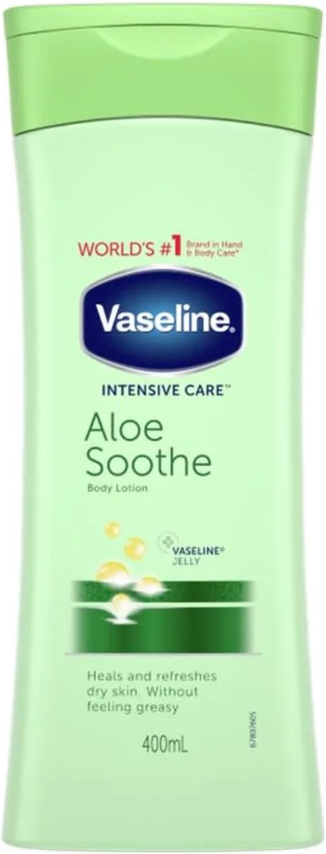 Bol.com Vaseline - Bodylotion - Intensive Care - Aloe Soothe - 400 ml aanbieding
