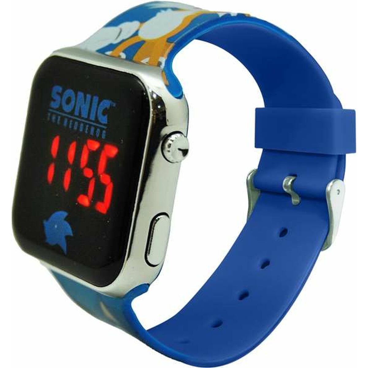 Digitale klok Sonic Kinderen LED-scherm Blauw Ø 3,5 cm