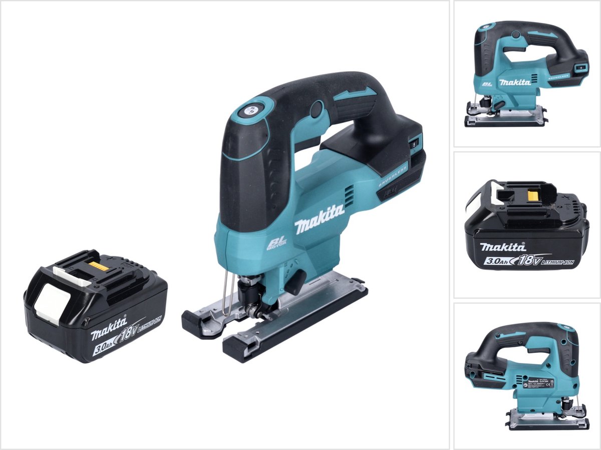 Makita DJV 184 F1 accu pendelzaag 18 V borstelloos + 1x accu 3,0 Ah - zonder oplader