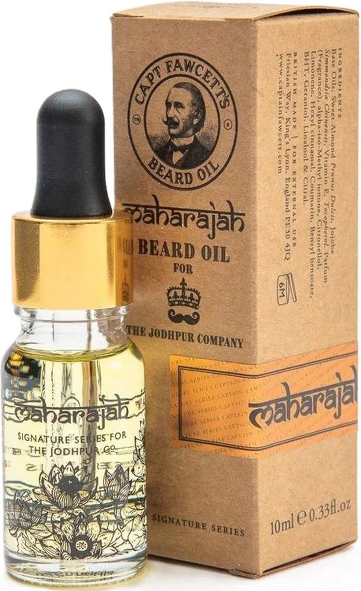 Captain Fawcett's Signature Series Maharajah Olie Wild Boar Bristle Moustache Brush