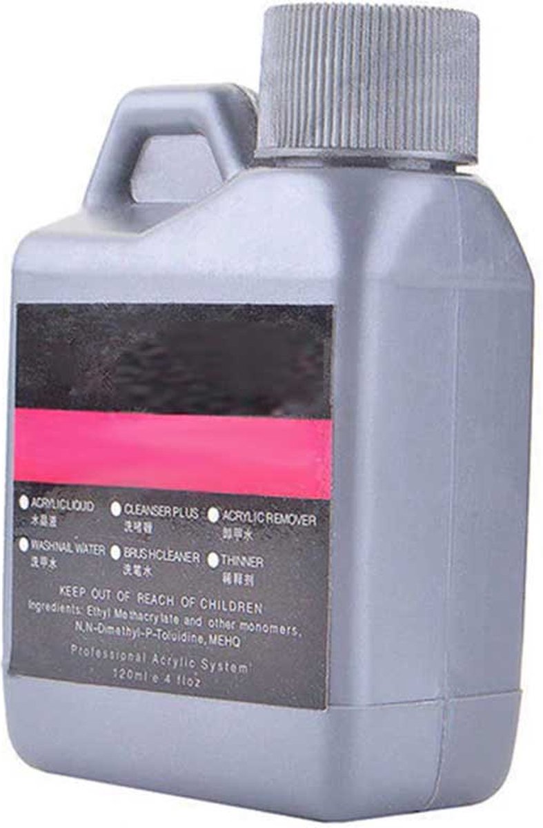 Goedkoopste DW4Trading Acryl Vloeistof flacon 120 ml - Liquid Monomer - Nagellak - Kunst Nagels
