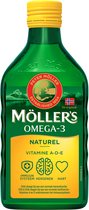 Moller's Omega-3 Naturel - 250 ml - Visolie - Visolie - Voedingssupplement