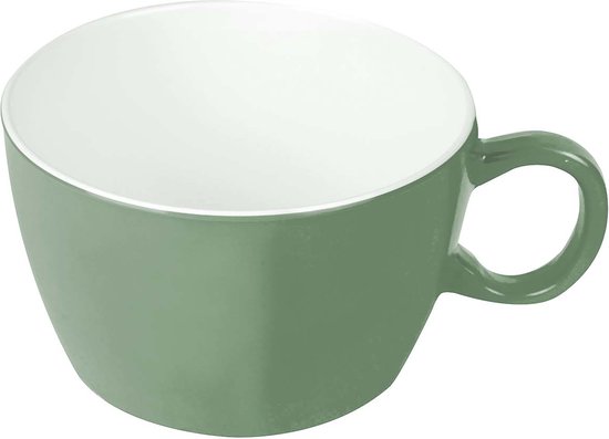 Foto: Bo camp soepkom two tone melamine 4 stuks groen