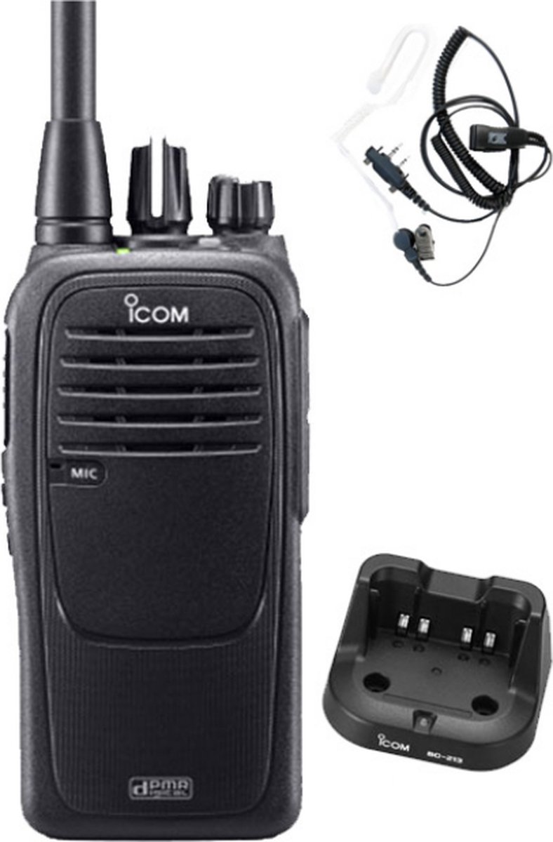 Icom IC-F29DR3 Digitaal portofoon met beveiliging headset