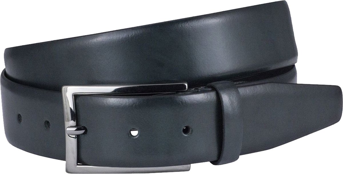 LINDENMANN leren heren riem - kaki