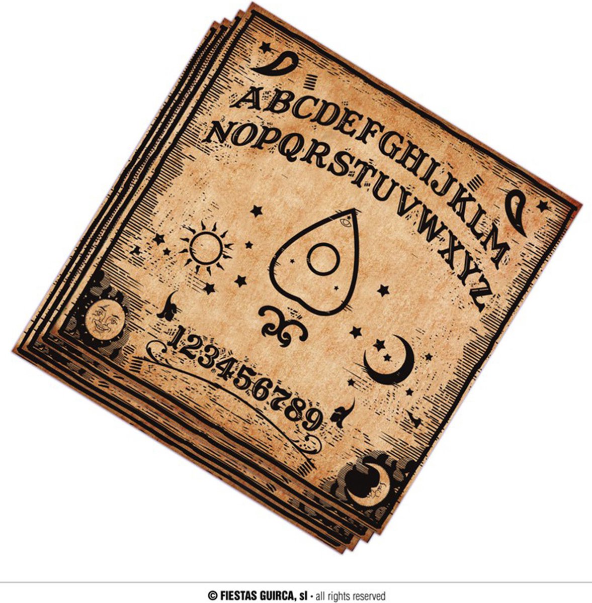 FIESTAS GUIRCA, S.L. - 20 Ouija papieren servetten 33 x 33 cm
