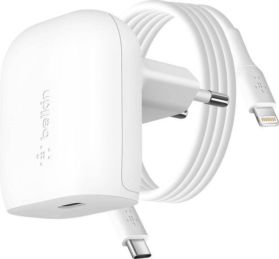 Lightning Connector Belkin Usb C Naar Lightning Belkin Boost