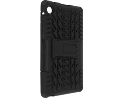 Avizar Hoesje Geschikt voor Huawei MatePad T8 Bi-materiaal met Standfunctie, Zwart
