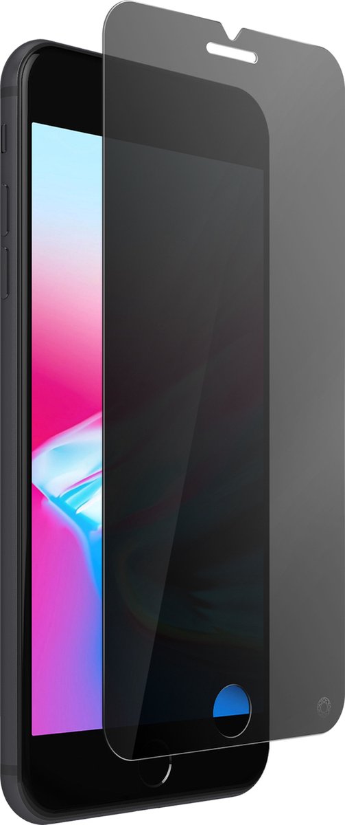 Force Case, Screenprotector geschikt voor iPhone 6 / 7 / 8 Plus - Privacy Oleophobic, Transparant