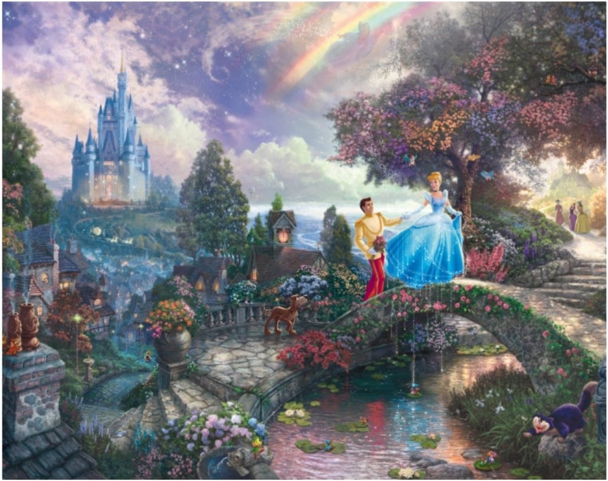 Schmidt Disney Princess - Cinderella/Assepoester Puzzel - 1000 stukjes — afbeelding 3