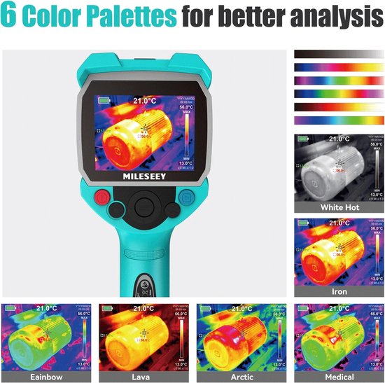 Caméra thermique BTD - caméra thermique portable - écran LCD - suivi automatique des points froids et chauds
