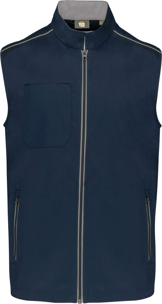 WK. Designed To Work Gilet Day To Day WK6148 - Navy / Silver - XL