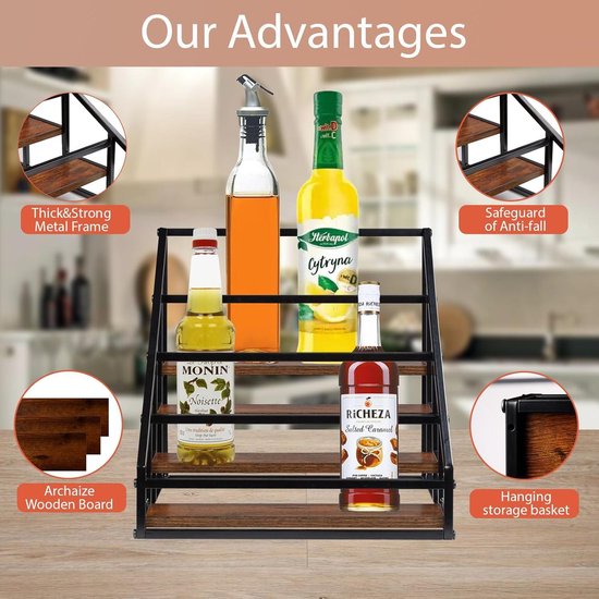 Siroop voor koffie: kaneel-, karamel- en gingerbreadsiroop - My happy
