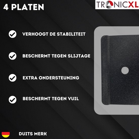 VEXPLO® Sjorogen voor zware belasting, 5400 kg, voor aanhangers, auto- aanhanger, accessoires, 4 stuks sjorogen, opbouwring, haak, D-ring met schroeven, optimaal geschikt voor het vastzetten van lading